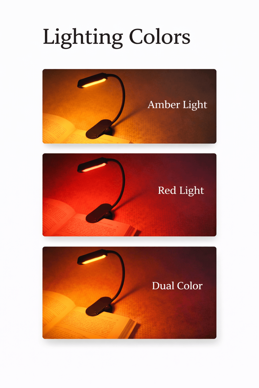 Dusk Ember Multi-Mode Reading Light